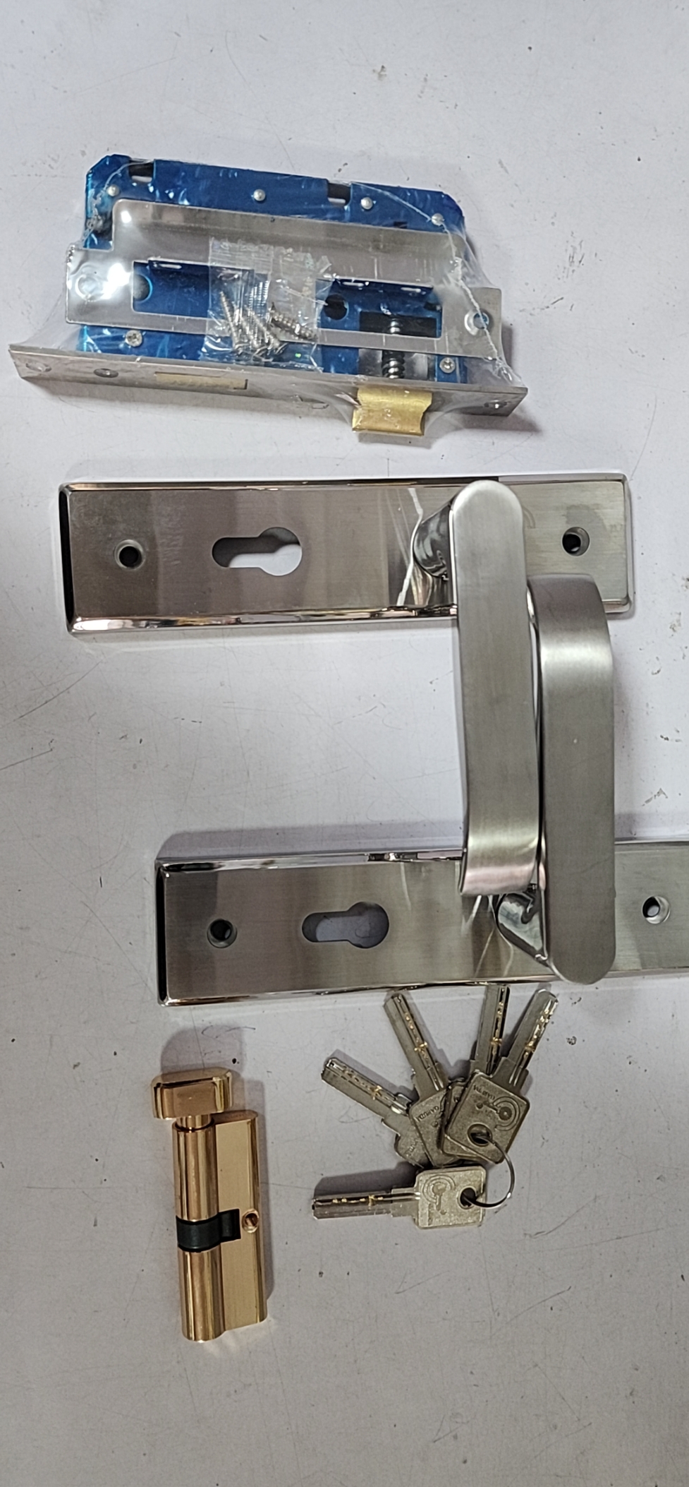 Khóa tay gạt inox